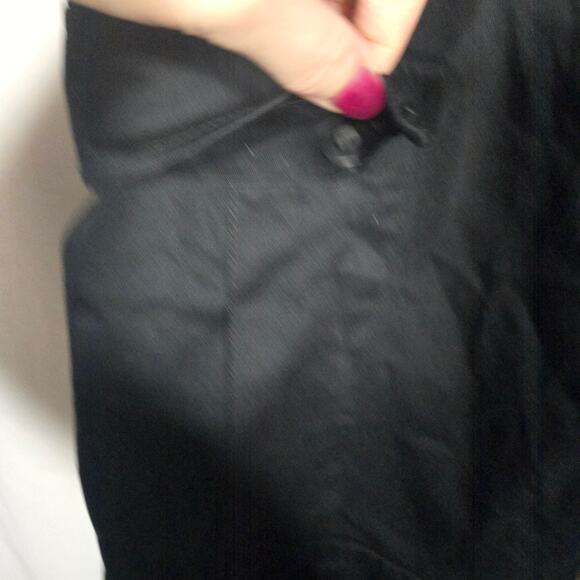 Empyre 30 Black Cargo Pants Tie Ankle Goth Streetwear Adjustable Waist Goth Emo - Picture 7 of 9